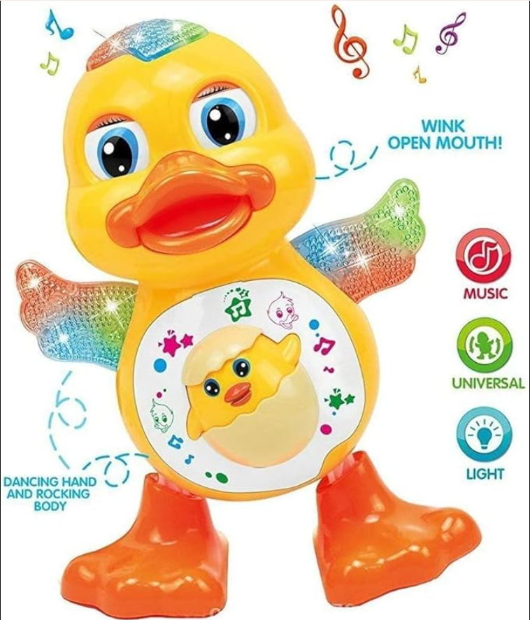 Dancing Duck Toy For Kids With Light And Sound