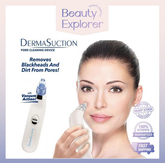 Derma Suction Pore Cleaning Device With Powerful Vacuum Action Gently Removes Dirt, Oil, And Blackheads, Leaving Skin Clean, Smooth, And Refreshed