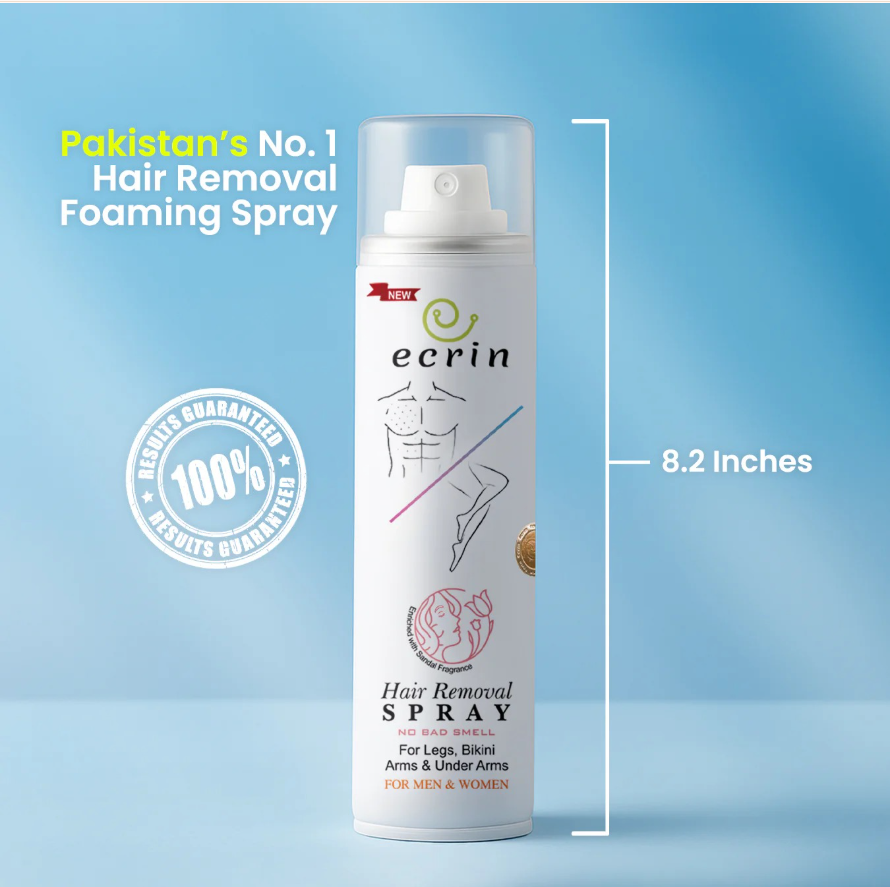 New Ecrin Hair Removal Foaming Spray - Advance Formula with Refreshing Fragrance (200ml)
