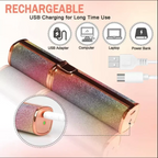 Flawless 2 In 1 Eyebrow Trimmer | Multi Attractive Color With Usb Charging Cable And Cleaning Brush