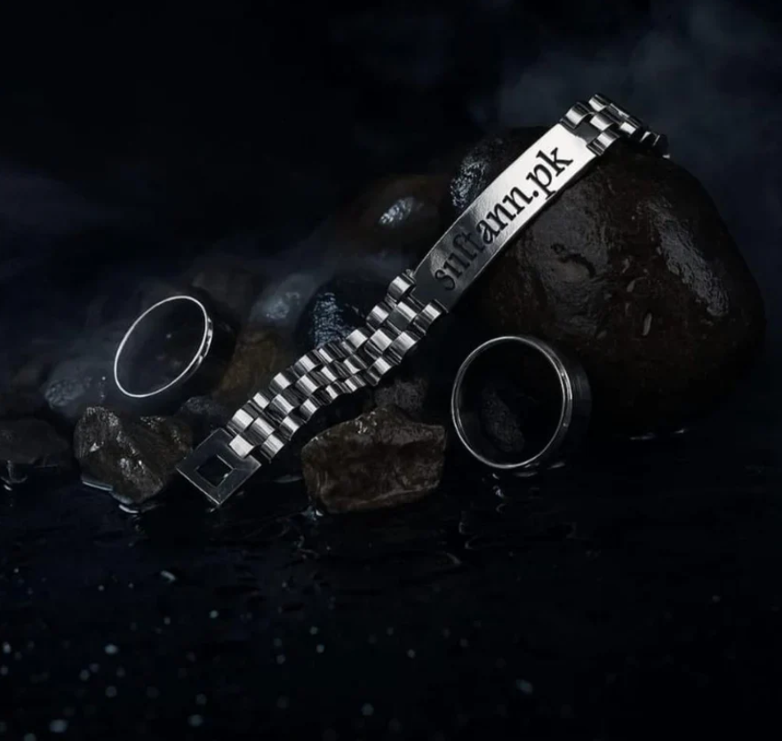 Customized Name Bracelet + Ring Free