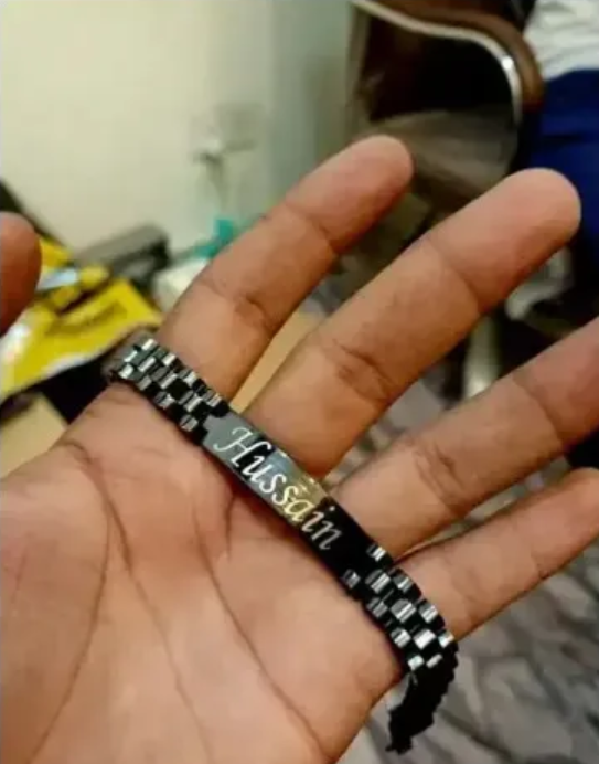 Customized Name Bracelet + Ring Free