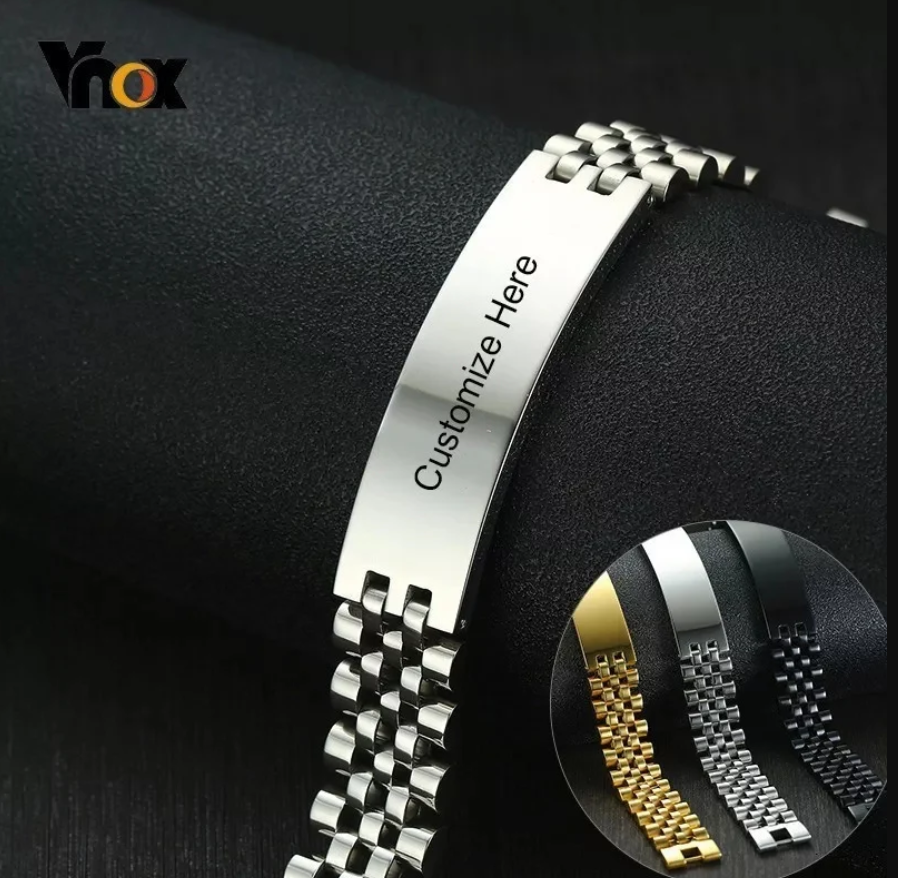 Customized Name Bracelet + Ring Free