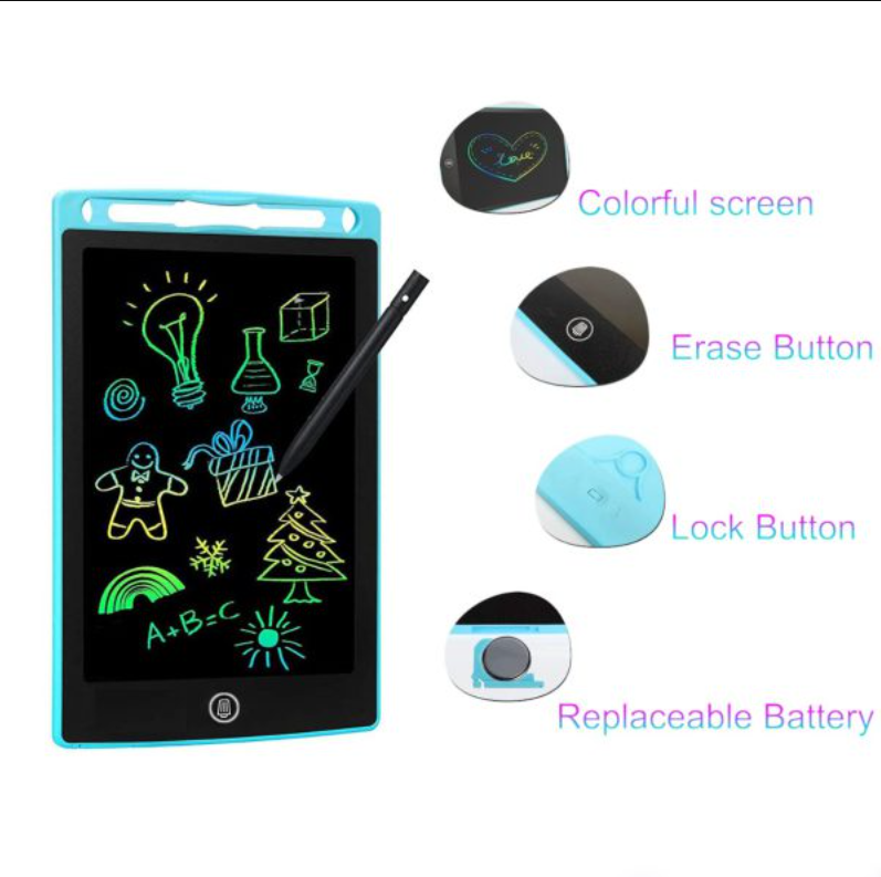 8.5 Inch 🌈 Lcd Writing Tablet For Kids – Digital Drawing Pad – Erasable Writing Board – Writing Pad