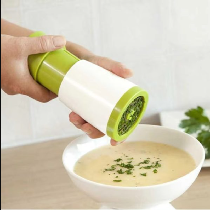 Manual Twist Herb & Herb Mill Chopper Herb Grinder Spice Mill Parsley Shredder Chopper Fruit Vegetable Cutter New Creative Cooking Tools(random Color)